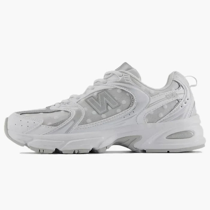 New Balance 530 Silver Metallic Polka Dots