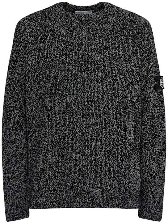 STONE ISLAND Reflektierender Strickpullover