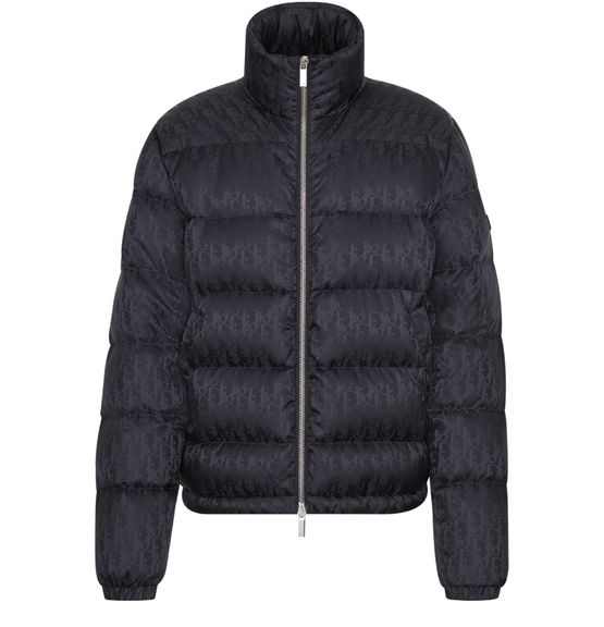 DIOR Dior Oblique Daunenjacke Schwarz