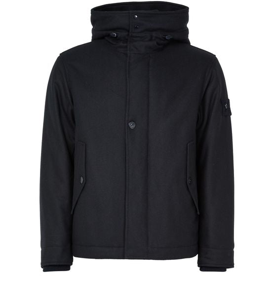 STONE ISLAND Kurzer Parka Schwarz