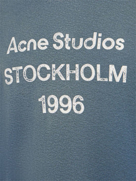 ACNE STUDIOS T-Shirt aus Baumwollmischung „1996“