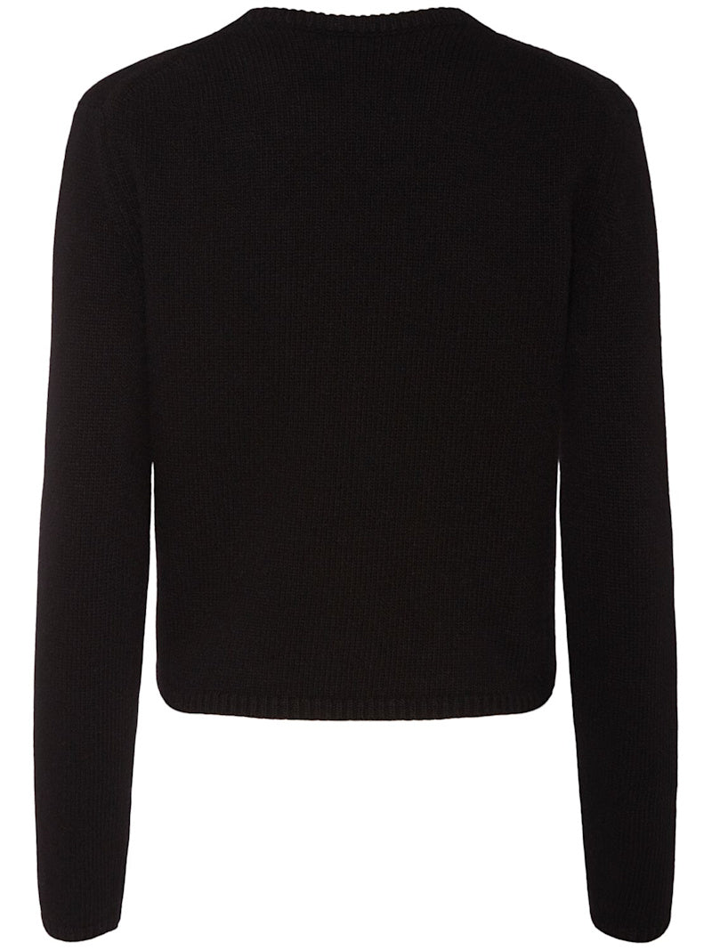 Moncler Wollmischpullover mit Logostickerei