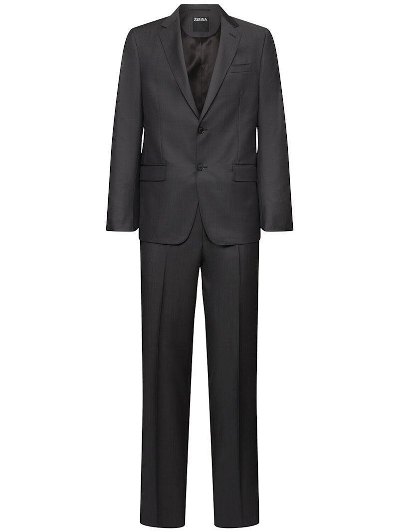 Zegna Anzug aus Wolle und Mohair