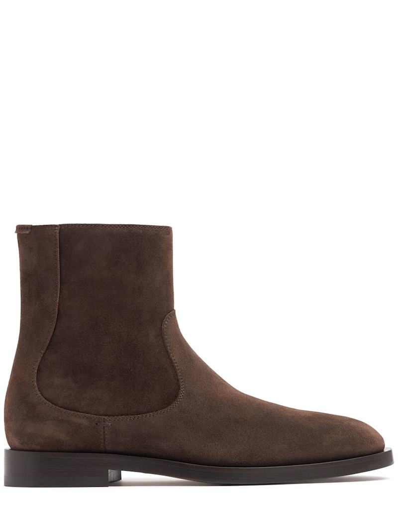 Brunello Cucinelli Stiefel aus Wildleder Braun