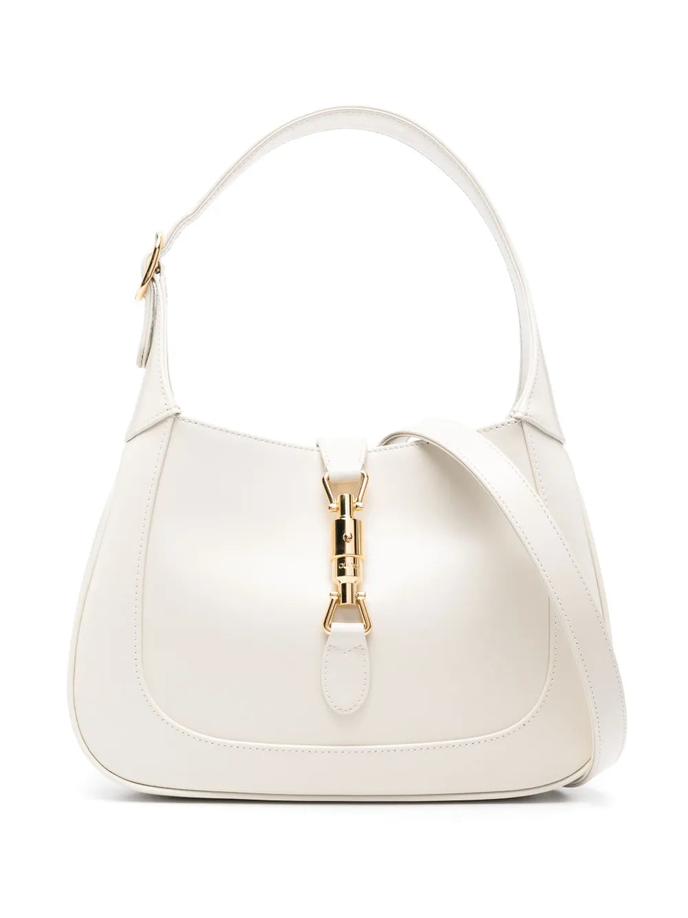 Gucci Kleine Jackie 1961 Schultertasche Weiß