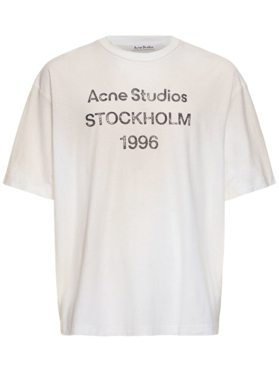 ACNE STUDIOS T-Shirt aus Baumwolle „1996“