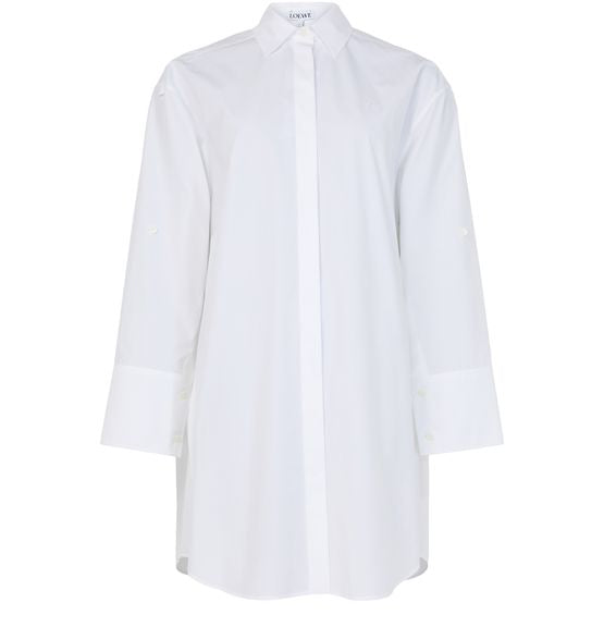 LOEWE Hemdblusenkleid aus Baumwolle