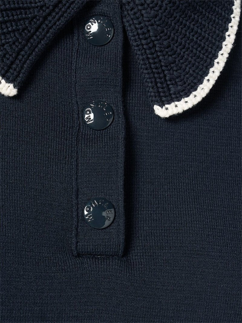 Moncler Polohemd aus Baumwollstrick
