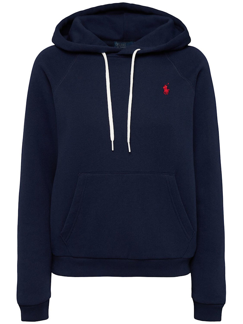 Polo Ralph Lauren Jersey-Hoodie mit Logo