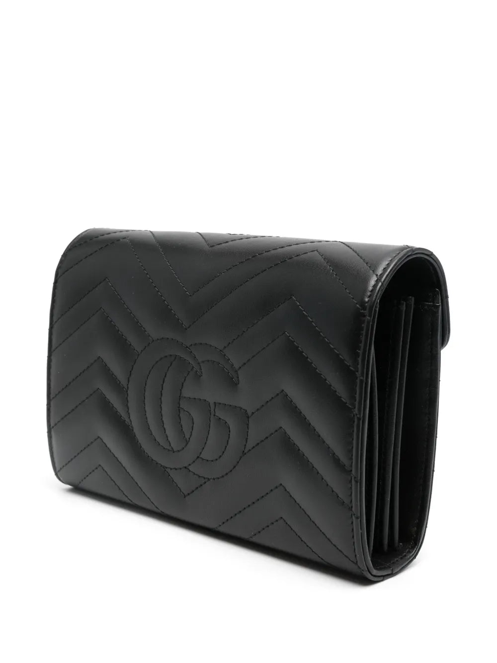 Gucci Mini GG Marmont Schultertasche Schwarz