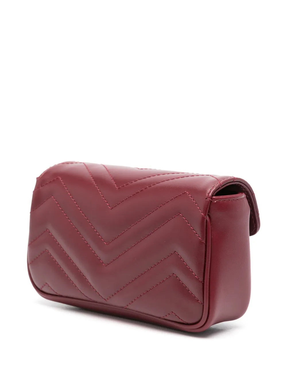 Gucci Super Mini GG Marmont Umhängetasche Rot