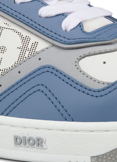 DIOR B27 Low-Top-Sneakers Blau Weiß