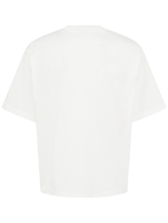 MARNI T-Shirt aus Baumwolljersey Relaxed Fit Weiß