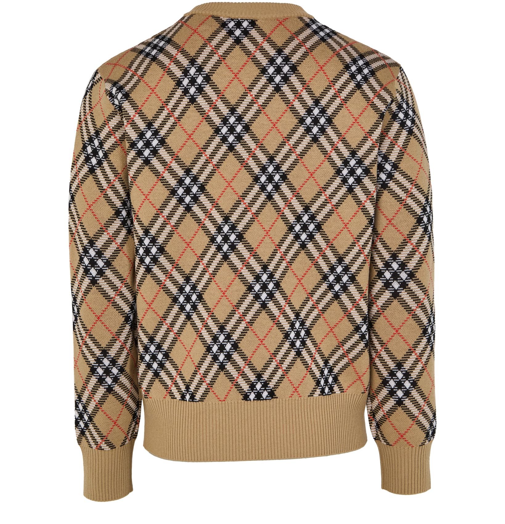 BURBERRY Wollpullover mit Check-Muster