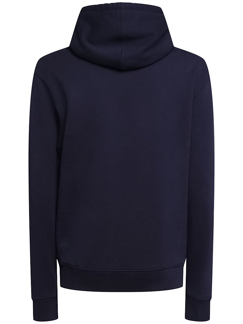 AMI Paris Hoodie aus Baumwolle „ADC“ Blau
