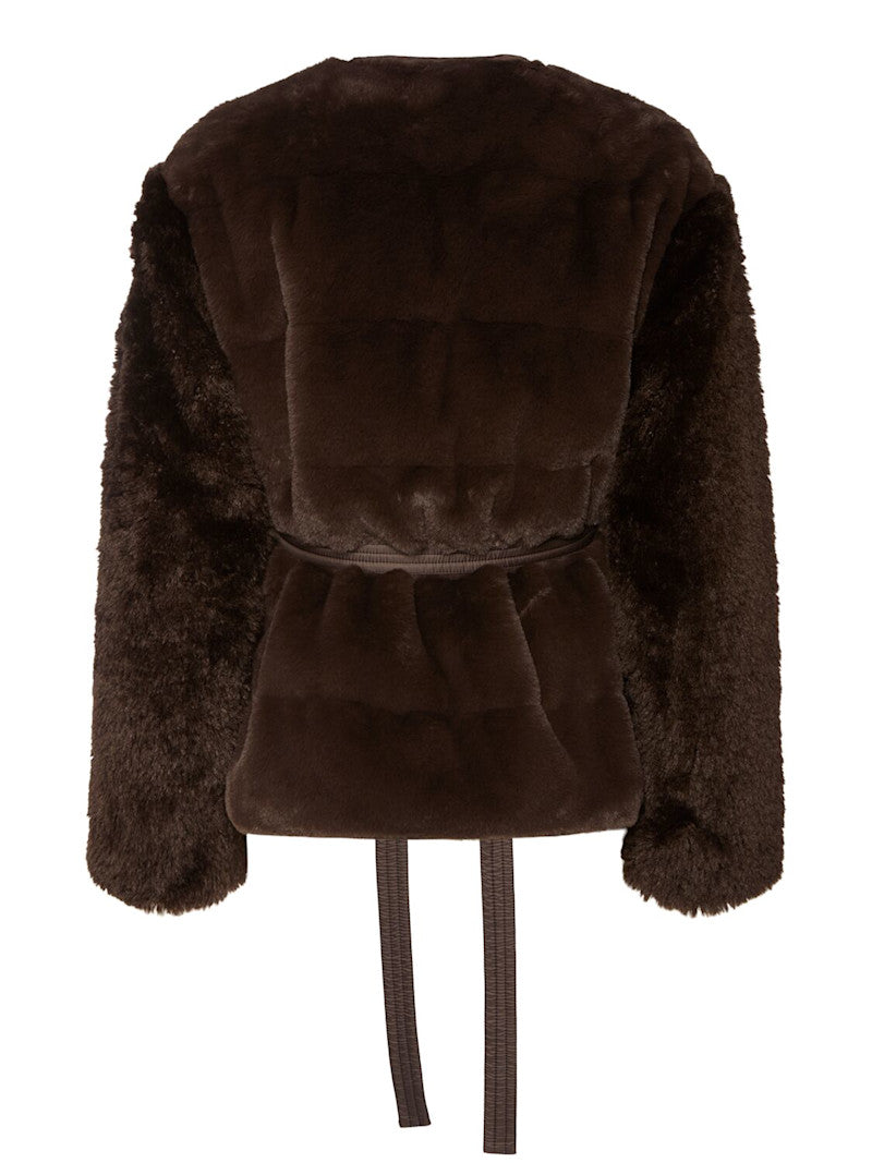 Moncler Daunenjacke aus Teddystoff „Jouillat“