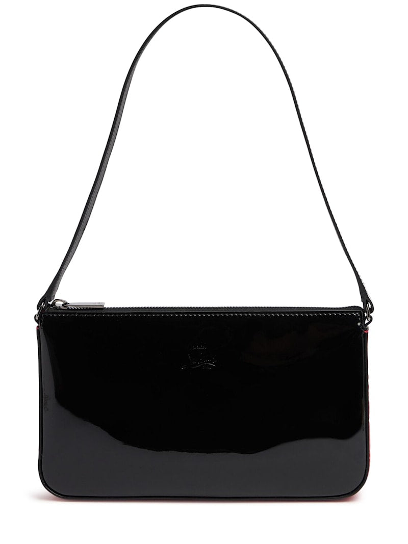 Christian Louboutin Mini Schultertasche mit Kristallen Loubila