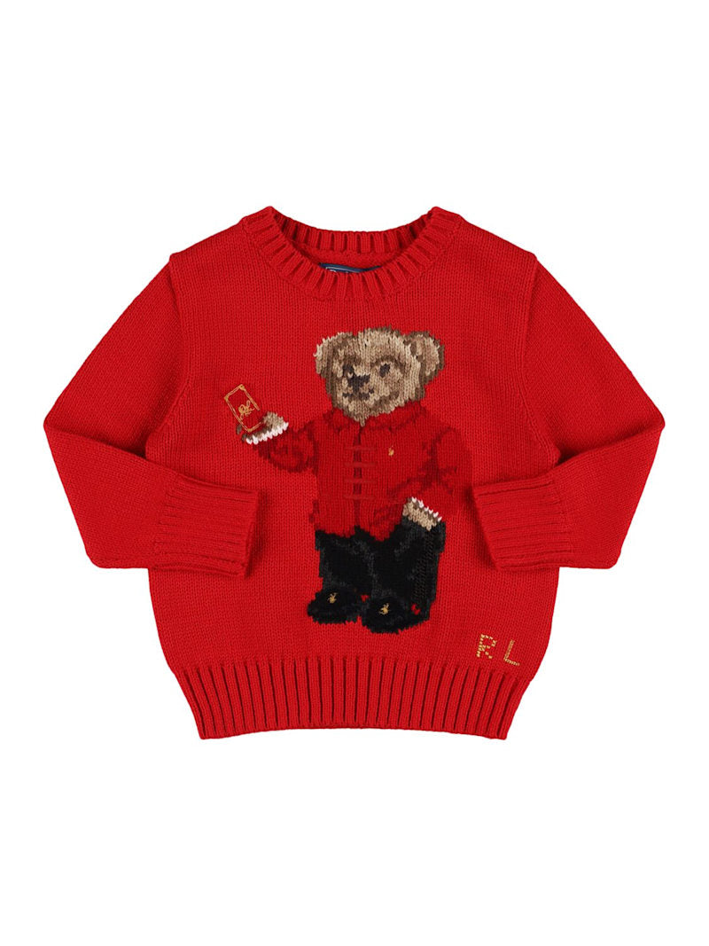 Polo Ralph Lauren Pullover aus Baumwollmischstrick