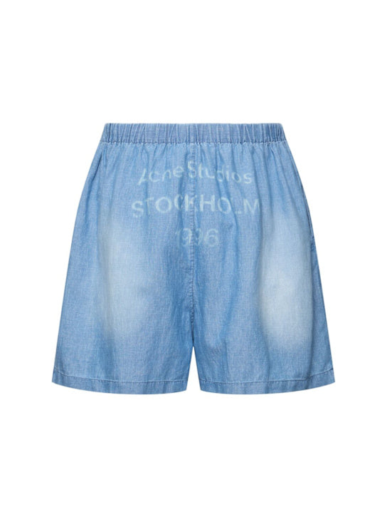 ACNE STUDIOS Chambray-Shorts