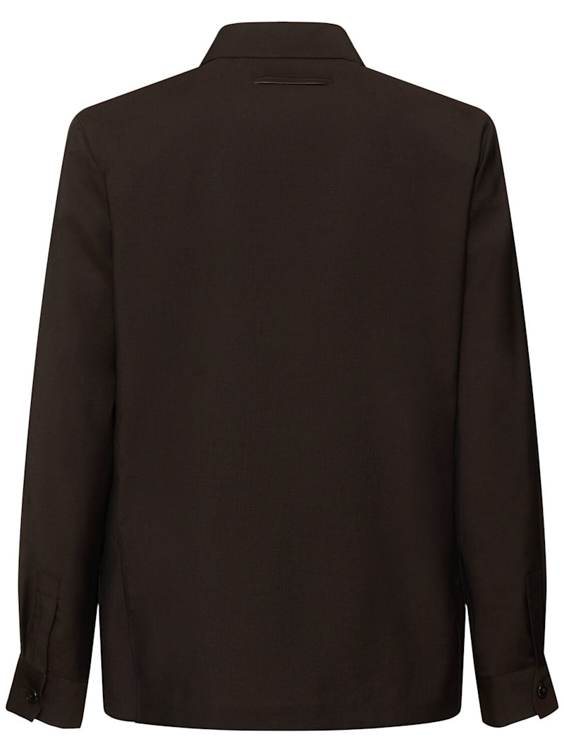 Zegna Wool & mohair chore jacket