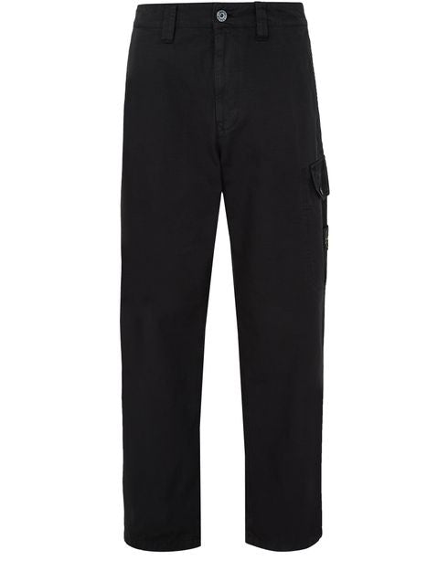 STONE ISLAND Cargohose mit geradem Bein und Patch