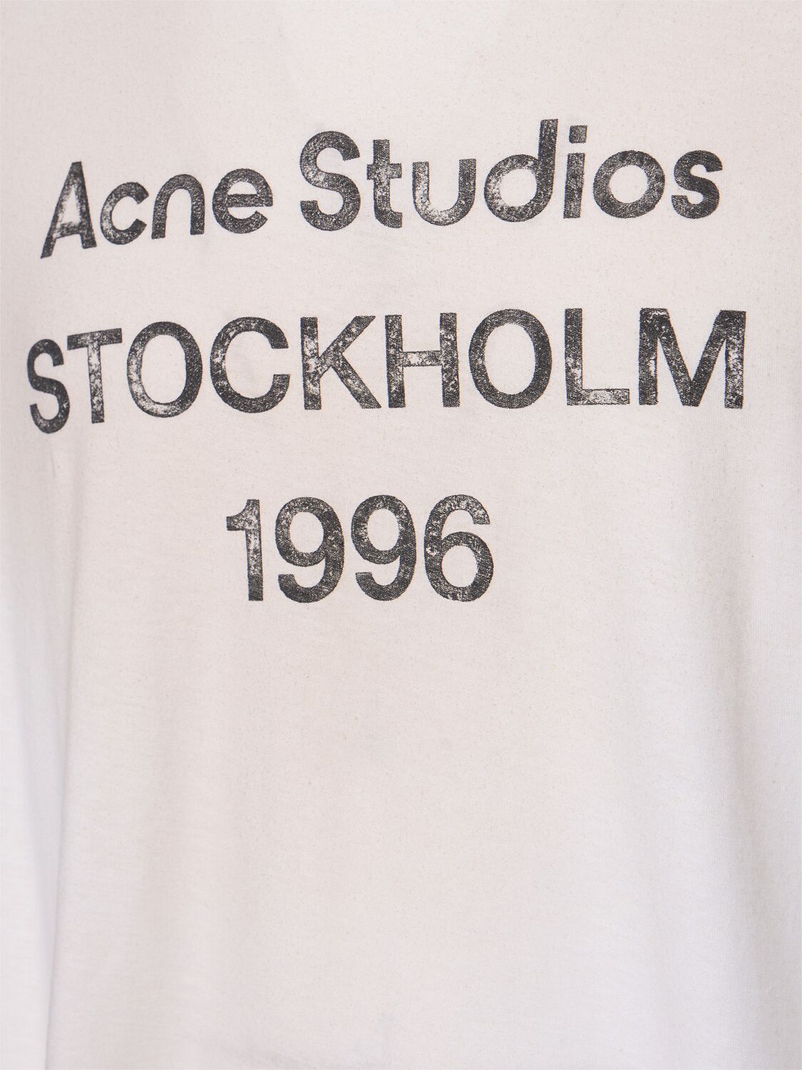 ACNE STUDIOS T-Shirt aus Baumwolle „1996“
