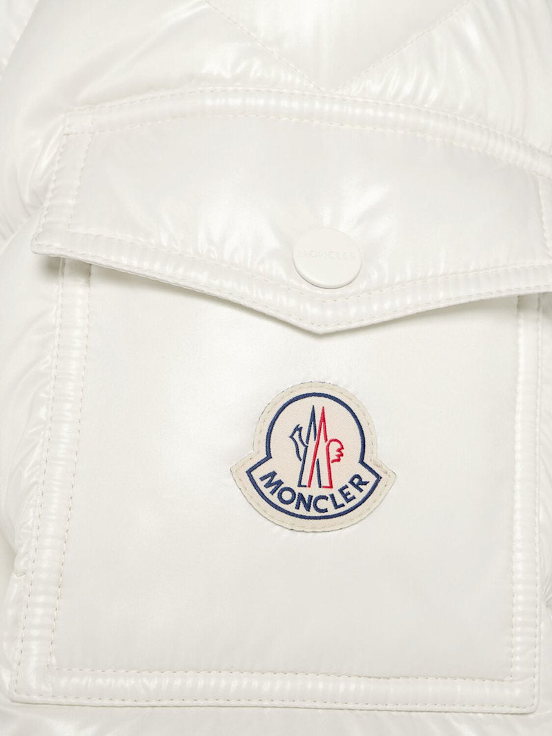 Moncler Kurze Nylon-Daunenjacke „Bo“