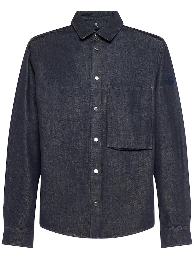 Moncler Hemd aus Baumwolldenim