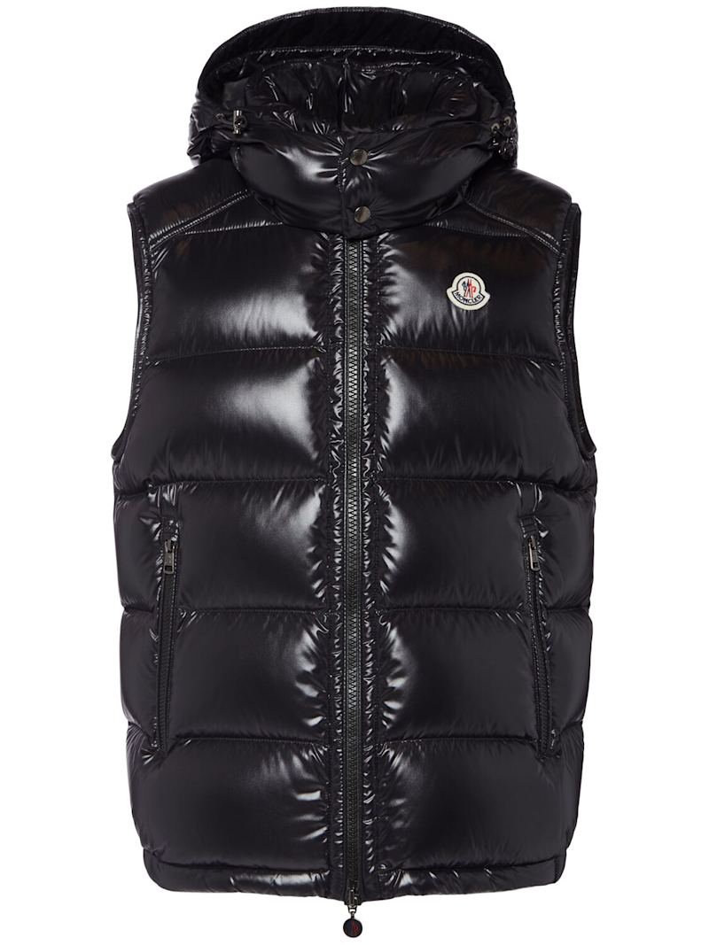 Moncler Bormes hooded nylon down vest