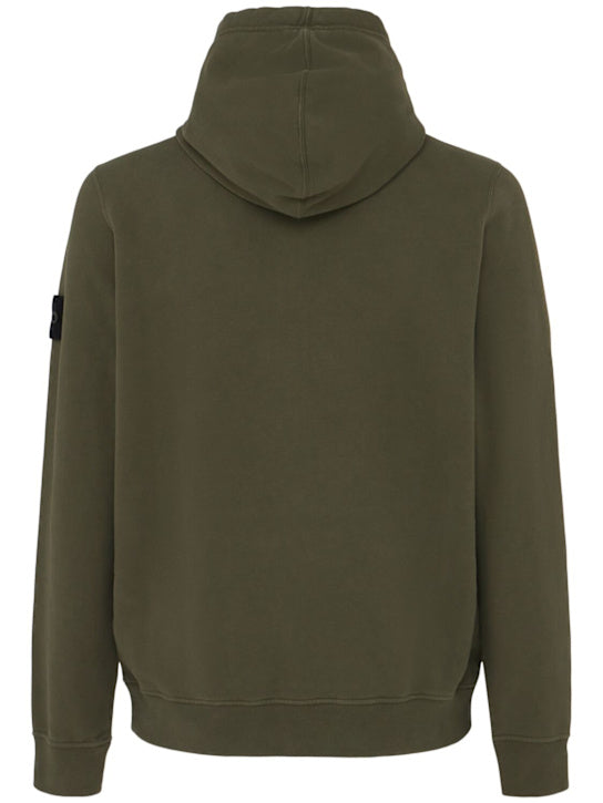 STONE ISLAND Zip-Hoodie Grün
