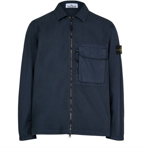 STONE ISLAND Hemd mit Reißverschluss