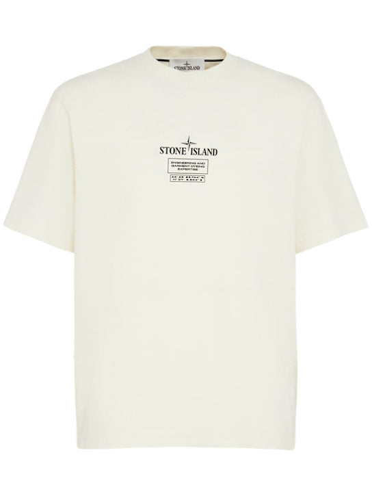STONE ISLAND T-Shirt aus Baumwolljersey
