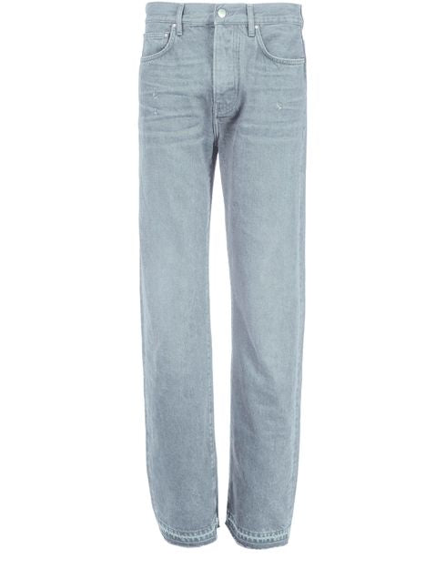 AMIRI Released Hem Straight-Leg-Jeans mit ausgefransten Kanten
