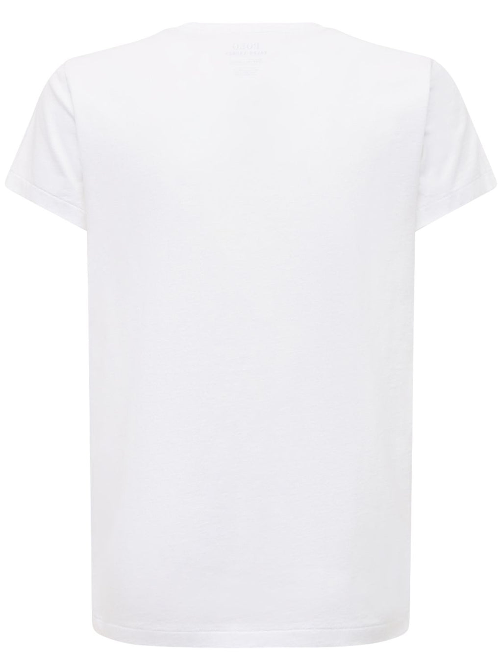 Polo Ralph Lauren T-Shirt aus Baumwolljersey mit Logo Weiß
