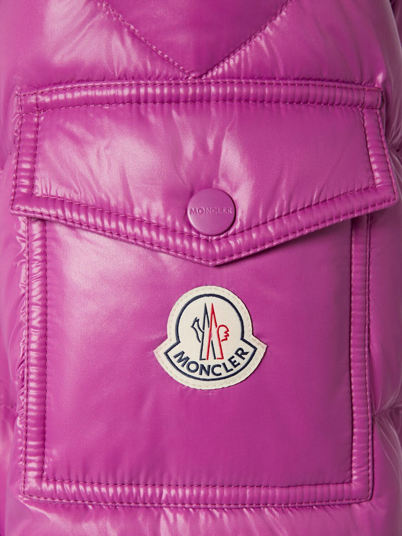 Moncler Kurze Nylon-Daunenjacke „Bo“