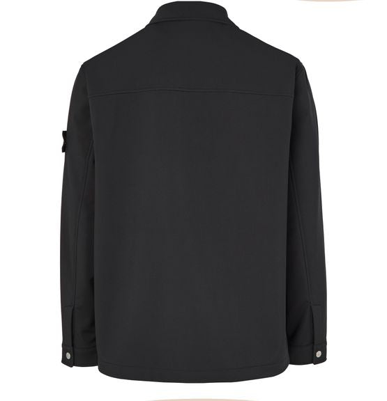STONE ISLAND Jacke mit Logoaufnäher