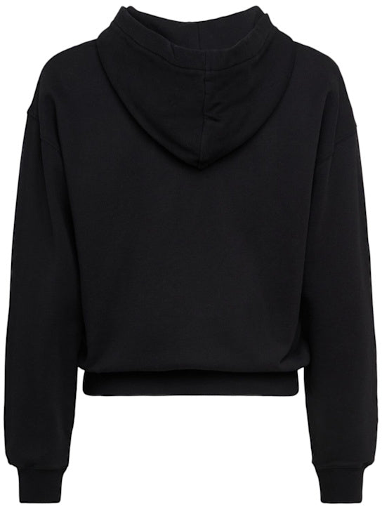 JACQUEMUS Hoodie aus Baumwolljersey Schwarz
