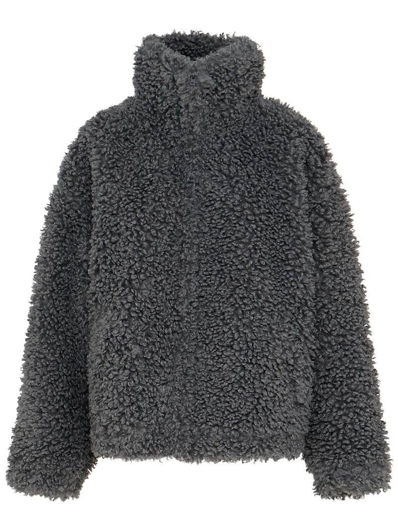 Acne Studios Flauschige Jacke Grau