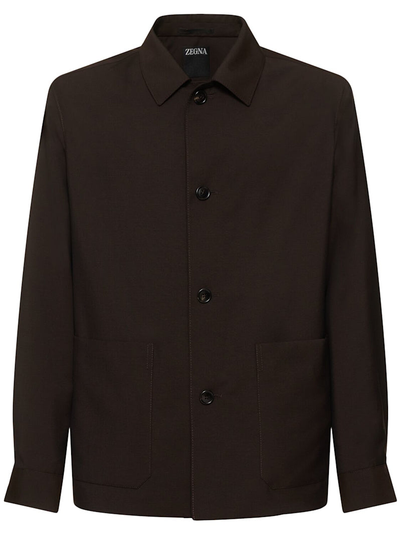 Zegna Wool & mohair chore jacket