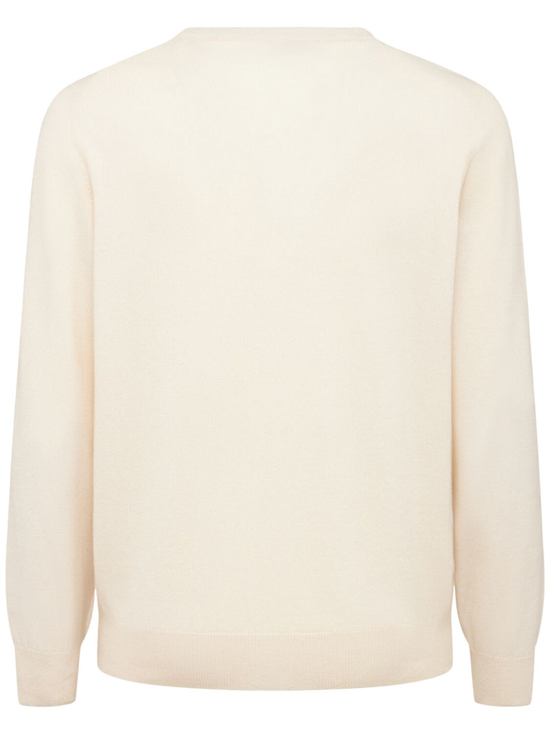 Brunello Cucinelli Strickpullover aus Kaschmir Natur