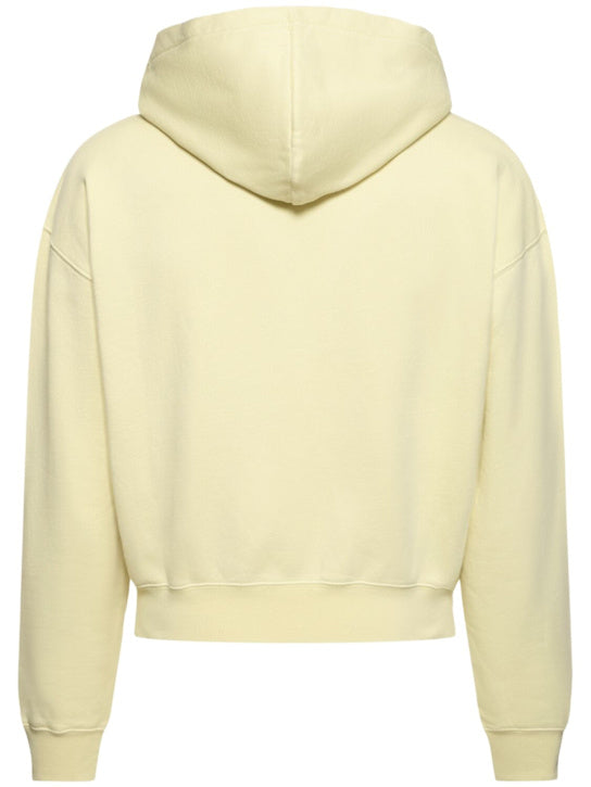 JACQUEMUS Hoodie aus Baumwolljersey Gelb