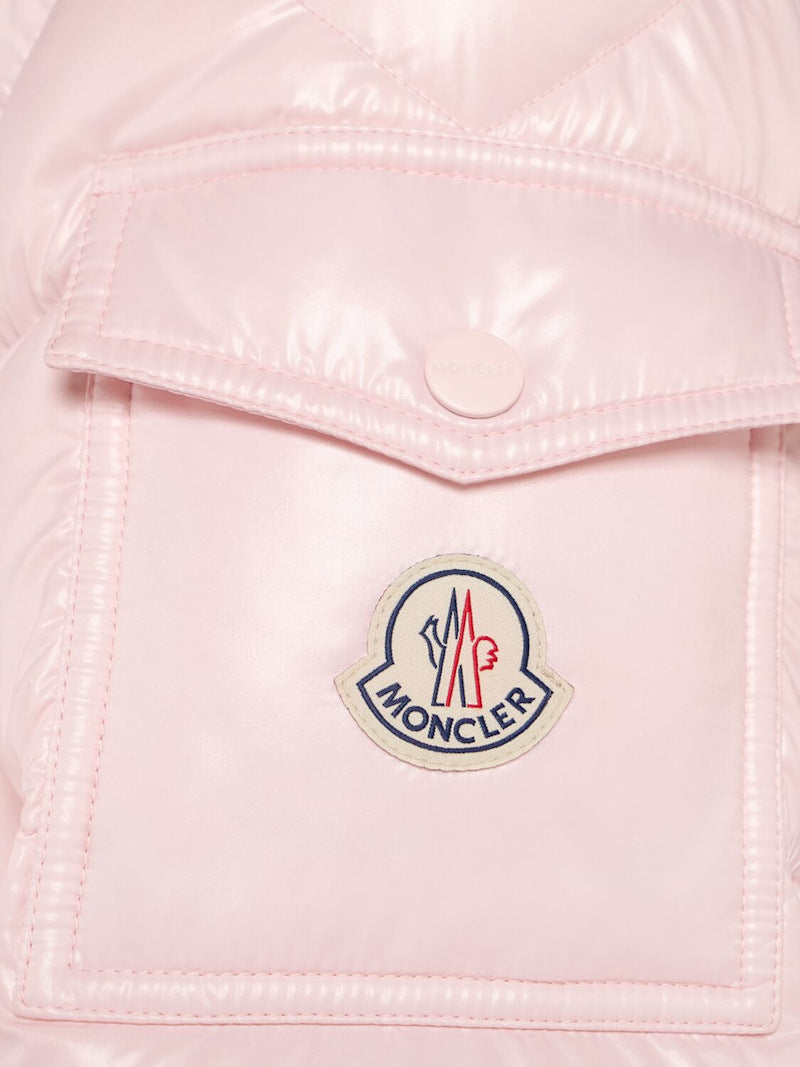 Moncler Kurze Nylon-Daunenjacke „Bo“