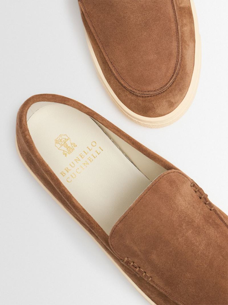 Brunello Cucinelli Loafer aus Wildleder