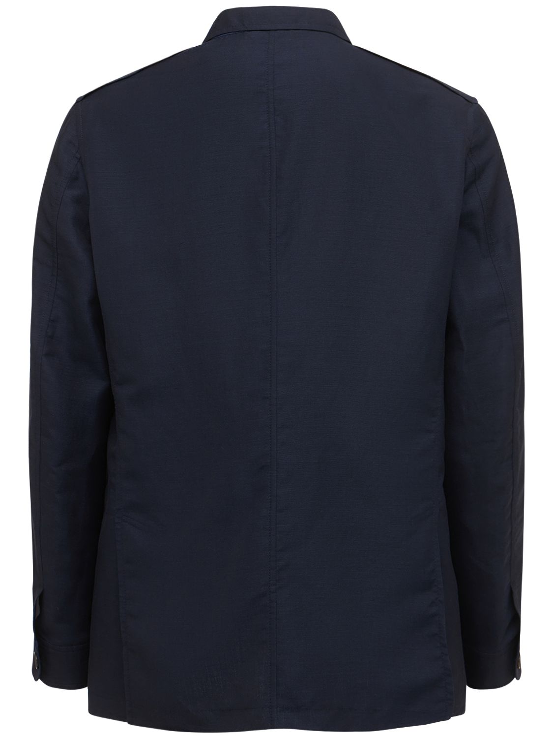 Brioni JACKETT AUS WOLL- & LEINENMISCHUNG