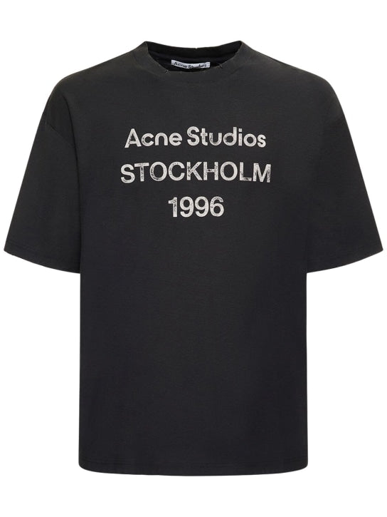 ACNE STUDIOS T-Shirt aus Baumwolle „1996“
