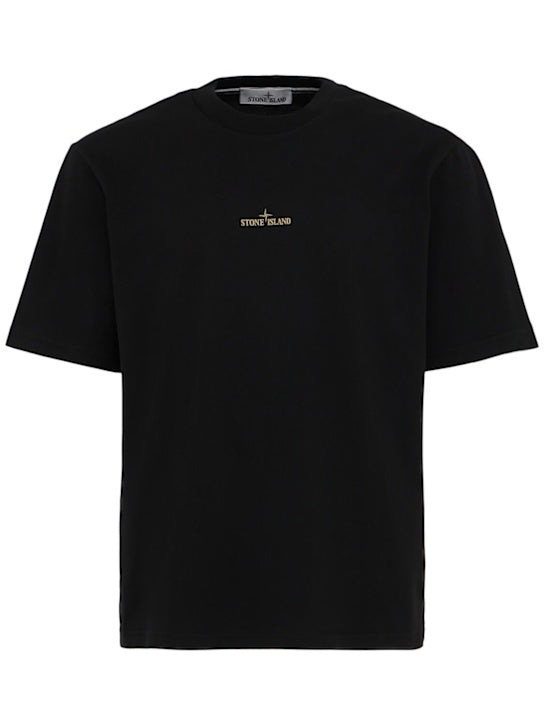 STONE ISLAND T-Shirt aus Baumwolljersey