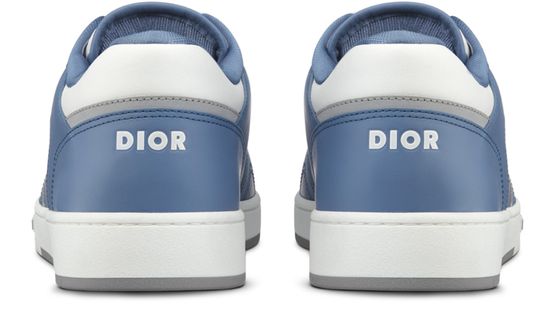 DIOR B27 Low-Top-Sneakers Blau Weiß