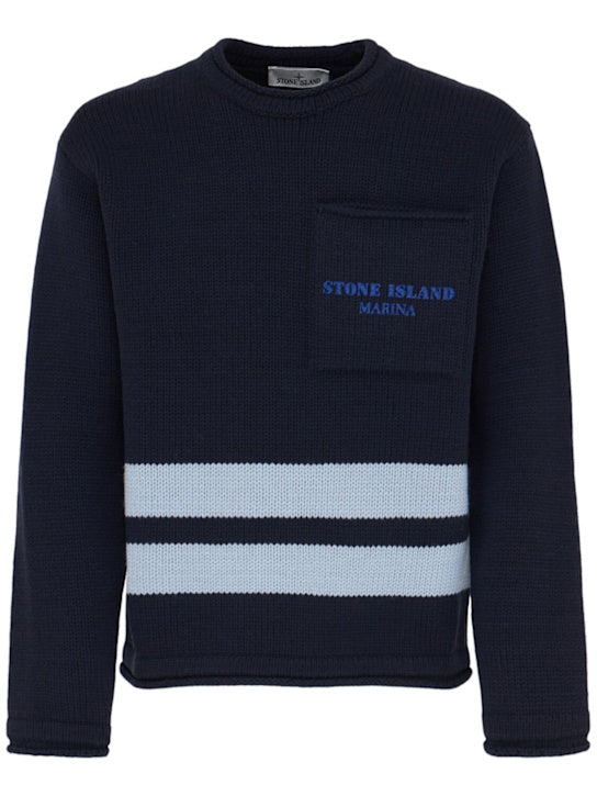 STONE ISLAND Pullover aus Wollmischung "Marina"