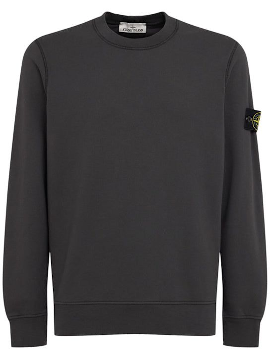 STONE ISLAND Sweatshirt aus Baumwolle Grau