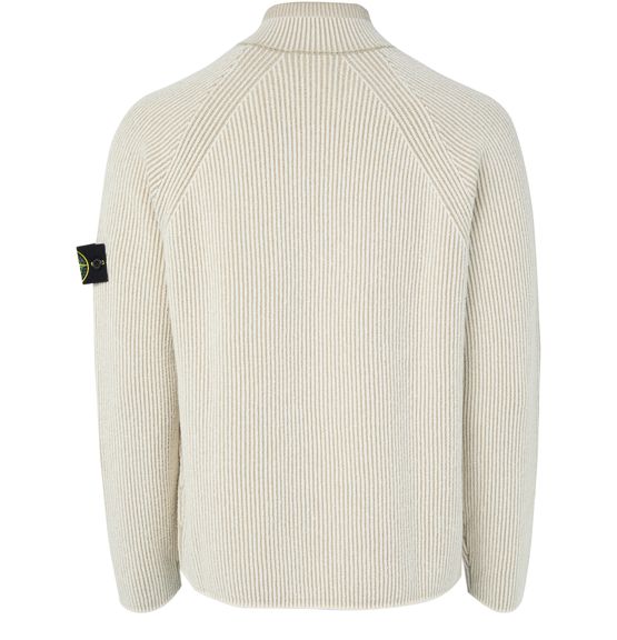 STONE ISLAND Strickpullover mit Kompass-Patch und halbem Reißverschluss